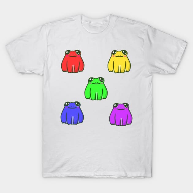 froggy friends: 6 T-Shirt by casserolestan